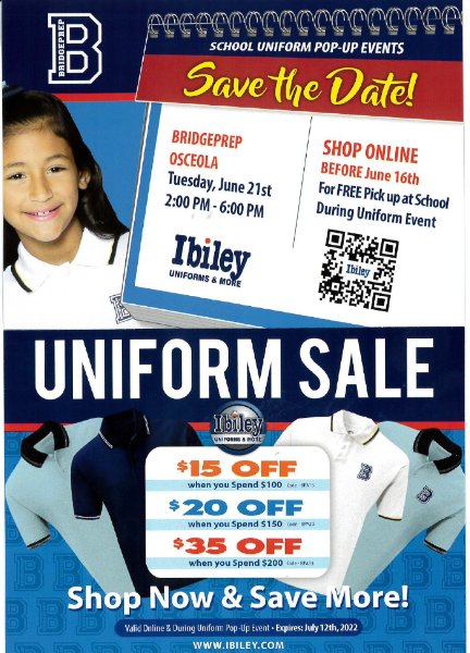IBLEY UNIFORM SALE