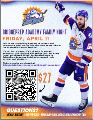 BridgePrep Academy Family Night - Orlando Solar Bears