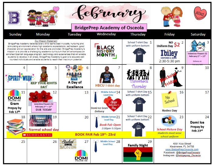 REVISED---February 2024 Activity Calendar - News and Announcements -