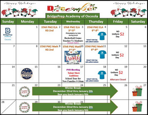 ✨December 2025 Activity Calendar ✨