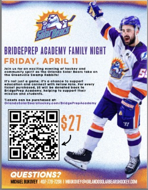 Join us for an exciting evening of hockey and community spirit as the Orlando Solar Bears take on the Greenville Swamp Rabbits!