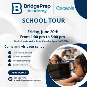 School Tour Friday, June 20th