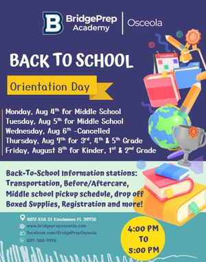 ** Announcement: Updated Flyer for Orientation Week!**